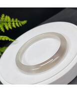 Gradient Gray White Agate Bangle 65MM - $88.99