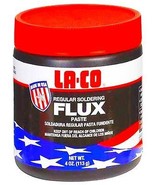 LA-CO Lead Free Water Soluble SOLDERING FLUX PASTE copper pipe solder LA... - $33.48