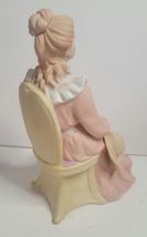 Homco No. 1439 Courtney's Dream Ceramic Seated Lady 1980's image 3