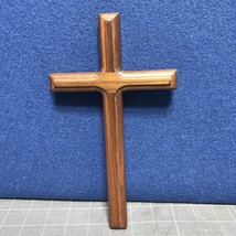 9&quot; Wooden Cross Wall Hanging Handmade - £8.49 GBP