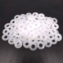 X50 #8 .369 OD .036 THICK NYLON FLAT WASHER WHITE PLASTIC ESSENTRA 16FW0... - £7.10 GBP