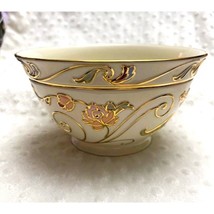 Lenox Gilded Garden 7.5&quot; Medium Bowl w/Rose Gold Accents, (SKU #6438816)... - $34.60
