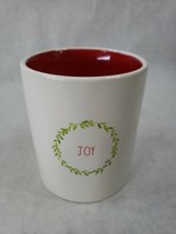 New Rae Dunn Christmas Joy in Wreath Canister Great Vase Pen Holder New - £7.73 GBP