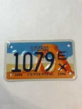  Utah Highway Patrol Exempt Motorcycle License Plate # 1079 EX - £150.71 GBP