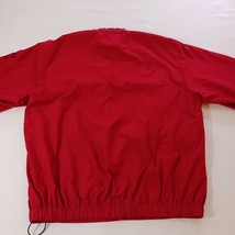 Cutter & Buck DODGE-CHRYSLER Men's Large Red Pullover Windbreaker V-Neck Jacket image 15