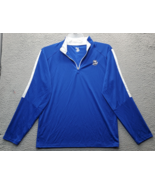 Badger Sport Activewear Shirt Men&#39;s M Blue Embroidered Logo Long Sleeve ... - $407.50 MXN
