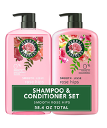 Shampoo and Conditioner Set, Vitamin E, Rose Hips and Jojoba Extract, Sm... - £21.36 GBP