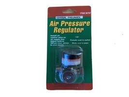 New Central Pneumatic 1/4&quot; Inch Air Pressure Regulator Item 36797 - £15.59 GBP