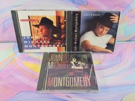 Lot of 3 John Michael Montgomery CDs: Kickin&#39; It Up, Life&#39;s A Dance, Self-Titled - £7.83 GBP