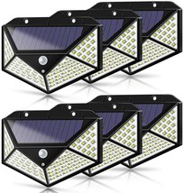 Solar Lights Outdoor,Solar Motion Sensor Lights 100 LEDs  (6 Pack) - $24.17