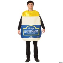 Mayonnaise Adult Costume Condiment Food Halloween Funny Novelty Unique G... - £62.40 GBP