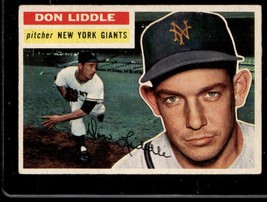 1956 Topps #325 Don Liddle B104R2 VG-EX - £15.64 GBP