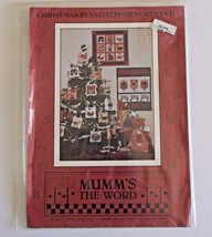Mumm&#39;s The Word Christmas Penstitch Ornaments II 1989 Debbie Mumm New - £6.34 GBP