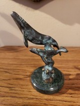 Surfacing Whale with Baby Sculpture/Statue 6&quot; Figurine- SPI San Pacific ... - $21.99