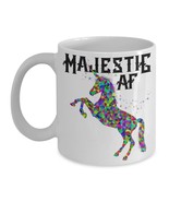 Majestic AF Mug Unicorn Cup Coffee Gift Idea Mom Wife Girlfriend Ceramic... - £15.22 GBP