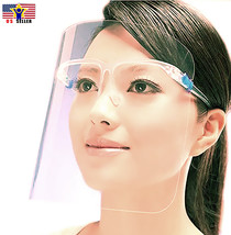 Protective Detachable Face Shield Transparent Cover Glasses Anti Spit Sa... - $9.98