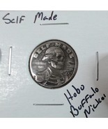 HOBO Self Made Washington In Hard Work Made From REAL Buffalo Nickel SIGNED - $278.23 MXN