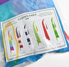 NEW Ganz Garden Accents 6’ Garden Sail In Rainbow Pride - £7.38 GBP