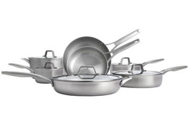 Calphalon Premier Stainless Steel Pots and Pans, 12-Piece Cookware Set New Model - £198.31 GBP