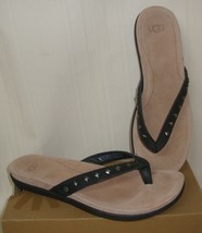 UGG SADIE Black Studded Comfortable Sandals Women’s Size US 9, EU 40 NEW  - £38.68 GBP
