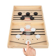 Large Sling Puck Game, Foosball Winner Board Game, Wooden Hockey Table Game, Fas - £43.95 GBP