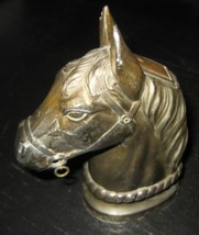 Vintage Novelty Horse Head Metal Table Top Petrol Lighter - £48.71 GBP