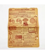 Vintage 1951 Aladdin Prize Contest Advertising Sheet 8.5 x 10.5 Inches - $347.38 MXN