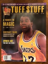 February 1993 Earvin Magic Johnson Los Angeles Lakers Tuff Stuff Magazine - £4.67 GBP