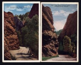 COLORADO SPRINGS CO * Cheyenne Canyon CRAGS + CHEYENNE GORGE - lot of 2 ... - $4.90