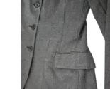 Devon-Aire Wool L&#39;Cord Show Coat Jacket Gray Pinstripe Ladies Size 12 NEW - $79.99