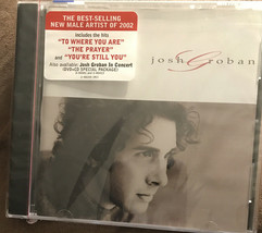 Josh Groban S/T Self Titled CD Album 2001 Brand New Unopened WIth Hype sticker - £2.35 GBP
