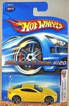 2005 Hot Wheels #11 First Edition Aston Martin V8 Vantage Yellow w/Pr5Sp 06 Card - £7.02 GBP