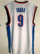 Adidas NBA Jersey Oklahoma City Thunder Serge Ibaka White Men&#39;s 2XL - $12.86