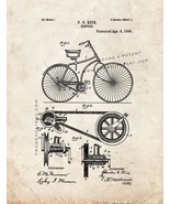 Bicycle Patent Print - Old Look - $9.95+