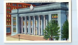 Wilson County Court House at Night North Carolina Postcard - £4.11 GBP