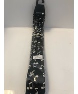 NEW Black White Music Note Keys Notes Necktie Tie A23 - £7.83 GBP