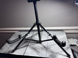 Fender Mini Acoustic Electric Guitar  Stand Folding A Frame Black 12&quot; Fo... - $7.79