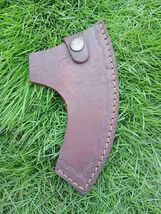 Hunting Holster Leather Axe Hatchet Blade Cover Ax Head Sheath Case Belt... - $13.36
