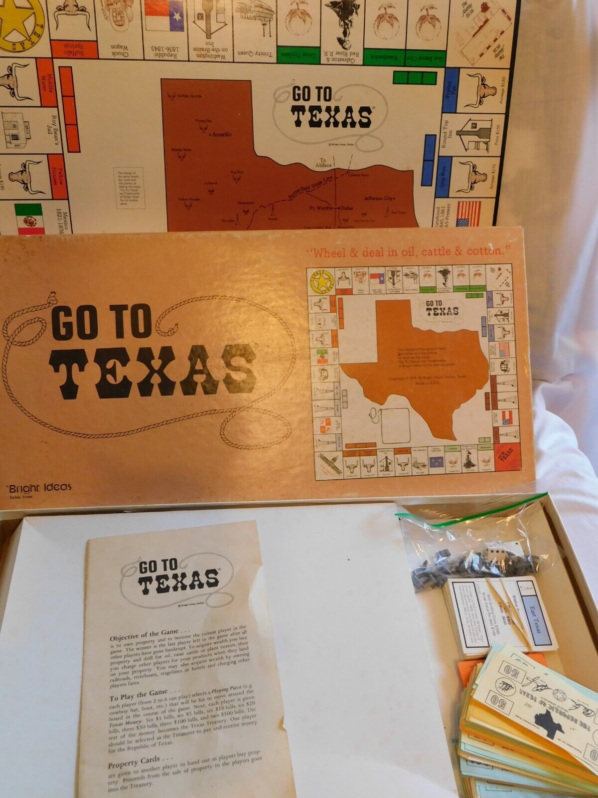 1979 Go To Texas Game Dallas TX - $16.99