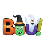 8 Foot Long Halloween Inflatable Witch Ghost BOO Outdoor Party Yard Deco... - $90.20 CAD