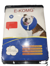 E-KOMG Dog Cone After Surgery Inflatable Collar Blow Up Dog Collar Size M NEW K - £13.99 GBP