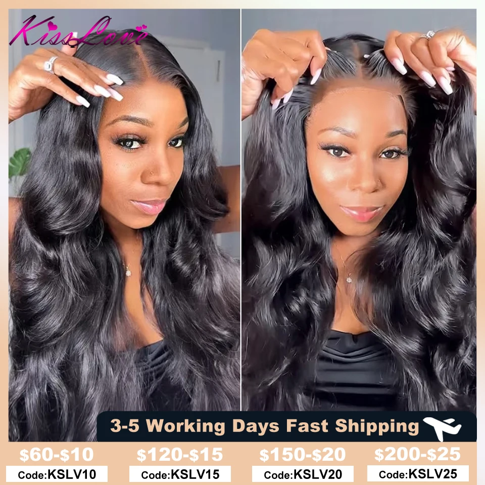 Wear And Go Glueless Human Hair Wig 5x5/4x6 HD Lace Closure Wig For Women 13x6 - £89.09 GBP+