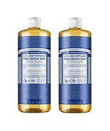 Dr. Bronner&#39;s Pure Castile Liquid Soap 32oz - Peppermint 2 pack (64 Oz) - $54.32 CAD