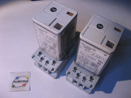 ALLEN-BRADLEY 700-HA32Z24 RELAY SERIES B DPDT With Socket Base USED QTY 2 - $20.90