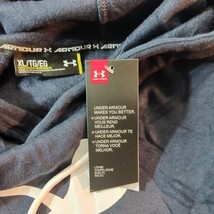 Under Armour Men's Blue & White Drawstring Pullover Hoodie Sweatshirt Size XL image 7