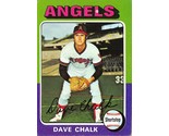 1975 Topps Mini #64 Dave Chalk California Angels ⚾ - $0.89