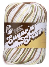 Spinrite Lily Sugar&#39;n Cream Yarn - Ombres Super Size-Wooded Moss - $17.09