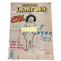 National Lampoon Magazine July 1977 Vintage Issue with Ads &amp; Humor Collectible - $18.05