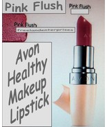Make Up AVON Healthy Makeup Lipstick ~ SPF 15 ~ Pink Flush ~ NOS - $187.53 MXN