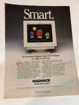 Vintage Magnavox Computer Monitor print Ad 1989 Pa1 - £6.19 GBP